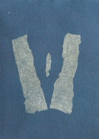 Spargelpapier auf Papier aus Jeans 3